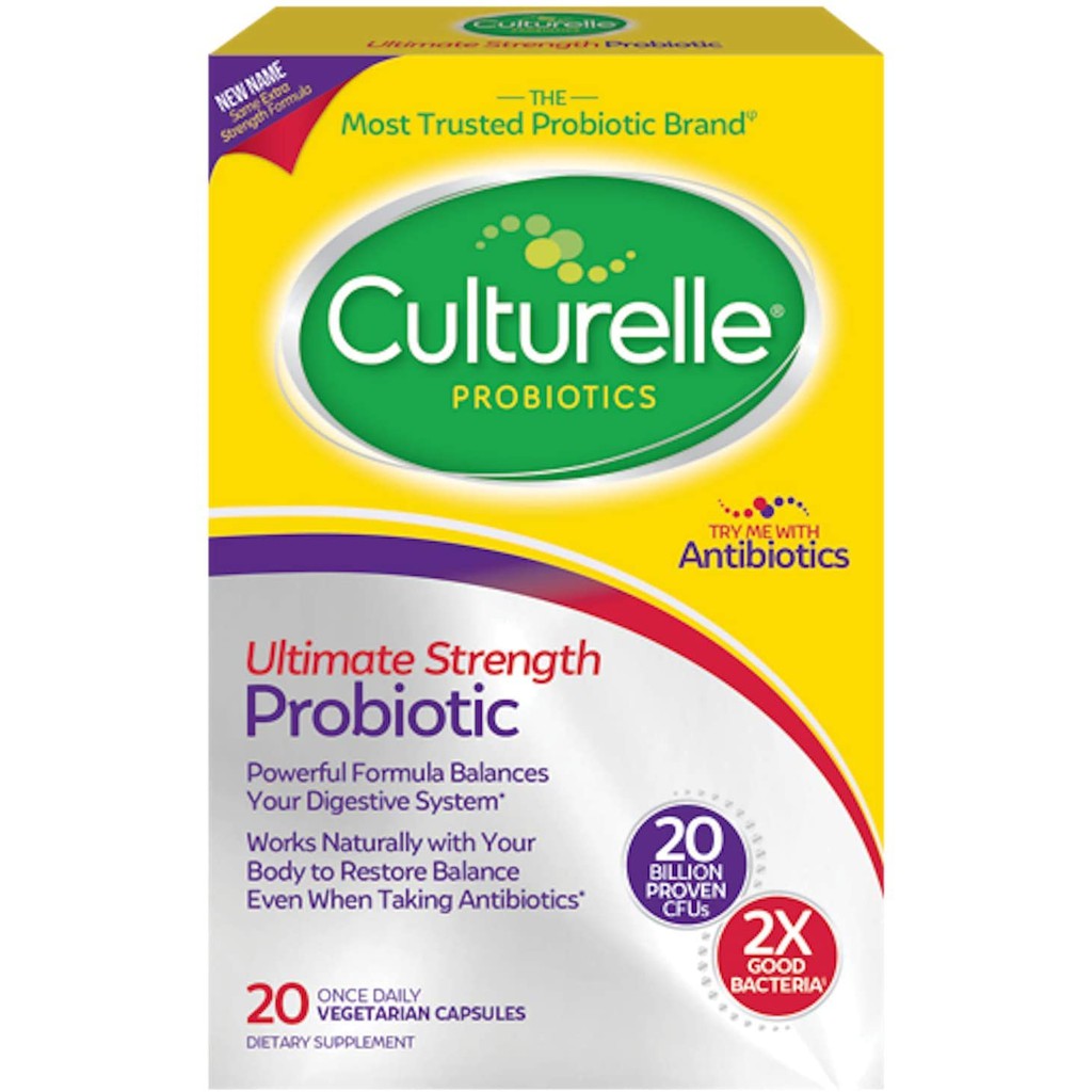Culturelle Ultimate Strength Probiotic / Probiotik Culturelle 20 Kapsul Original USA