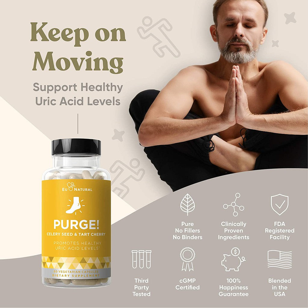 EuNatural / Eu Natural Purge (Tart Cherry) Obat Asam Urat / Uric Acid & Gout Herbal USA