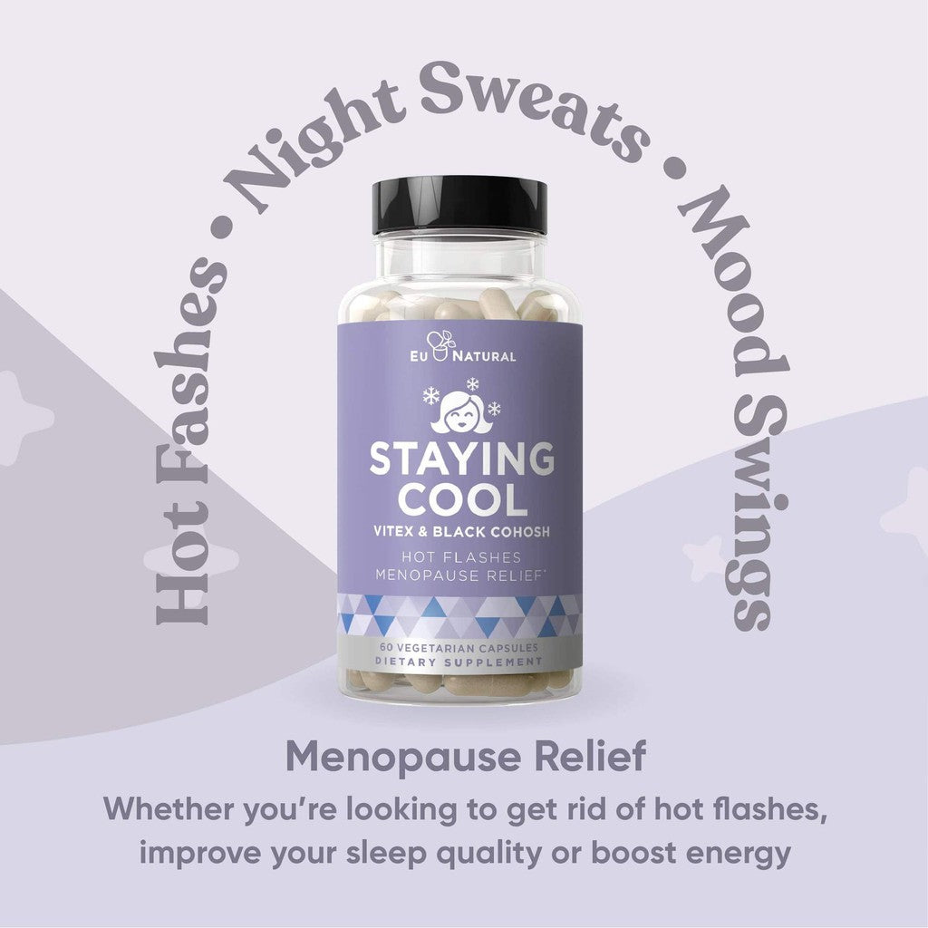 Eunatural / Eu Natural STAYING COOL Obat Menopause  / Stress / Depresi / HOT Flashes Natural USA