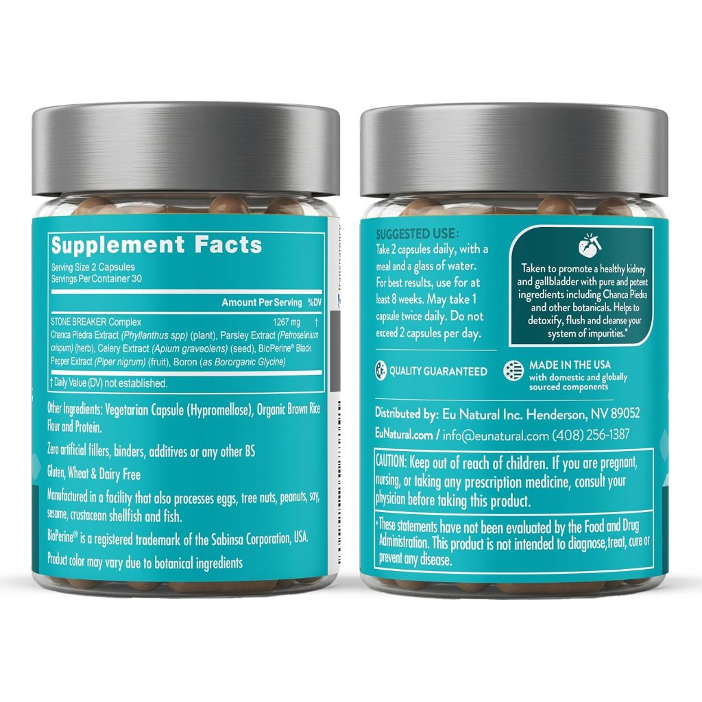 EuNatural / Eu Natural Stone Breaker Obat Penghancur Batu Ginjal / Empedu Herbal AMPUH Tanpa Operasi