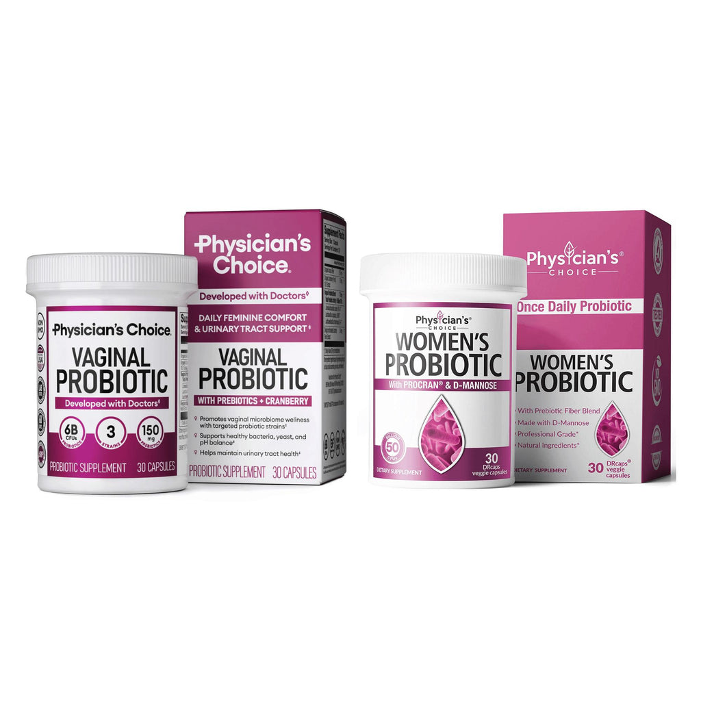 Physician's Choice Vagina Probiotic /  Probiotik Kewanitaan untuk Infeksi Keputihan Original USA + Strain GR-1 RC-14 L. crispatus + Cranberry 30 Kapsul
