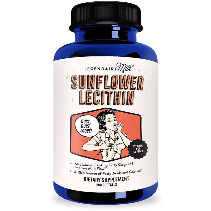Legendairy Milk Sunflower Lecithin Organik 50 / 200 Kapsul 1200mg original USA