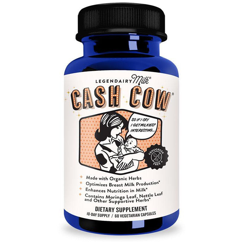 Cash Cow Asi Booster / Penambah / Pengental / Pelancar ASI Herbal 60/180 Cap Legendairy Milk USA