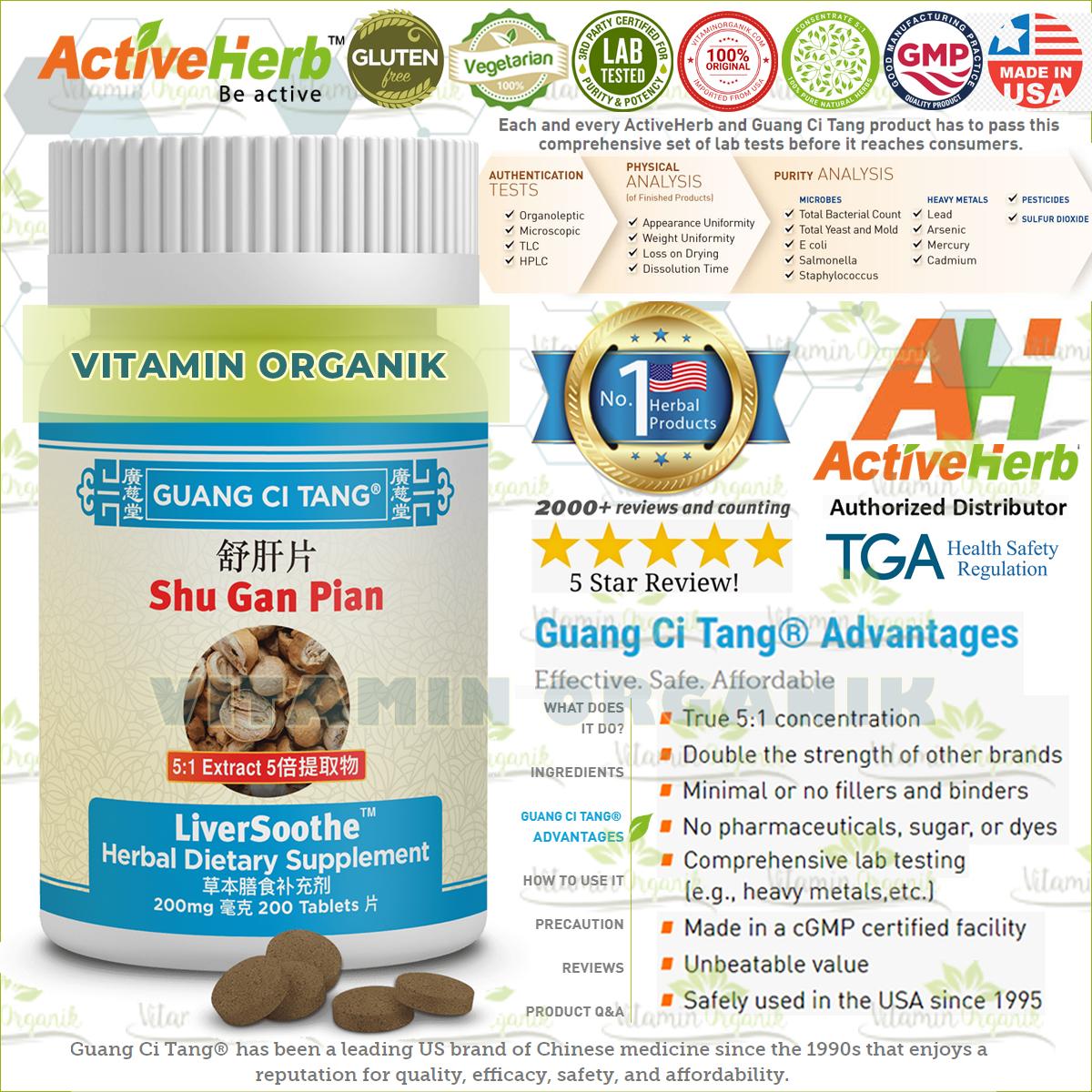 LiverSoothe - Obat Sakit Maag / Lambung / Pencernaan / GERD Herbal TCM ORIGINAL USA