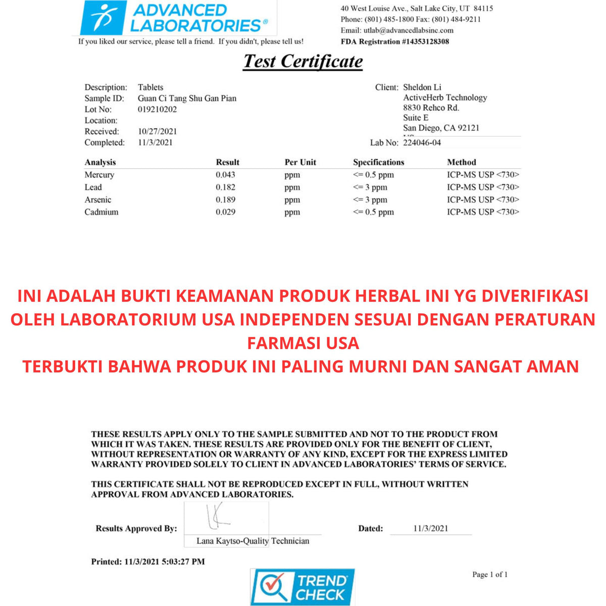 LiverSoothe - Obat Sakit Maag / Lambung / Pencernaan / GERD Herbal TCM ORIGINAL USA