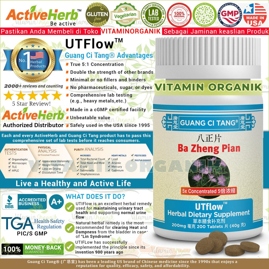 Obat ISK / Infeksi Saluran Kencing / Kemih / Anyang Anyangan & UTI / Urinary Tract Infection UTFlow