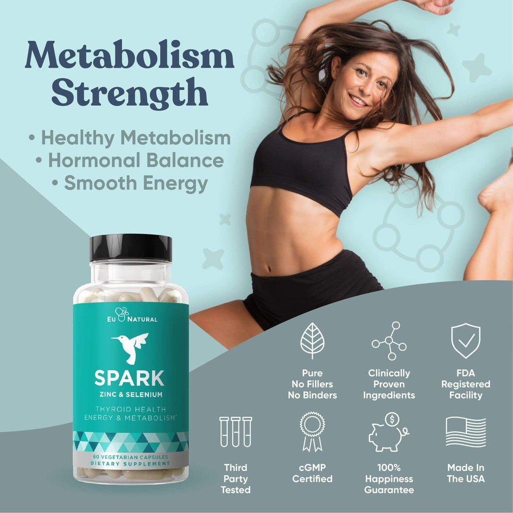 Eunatural / Eu Natural SPARK - Obat Tiroid / Tyroid & Stress / Lelah / Tidak Fokus & Penambah Energi
