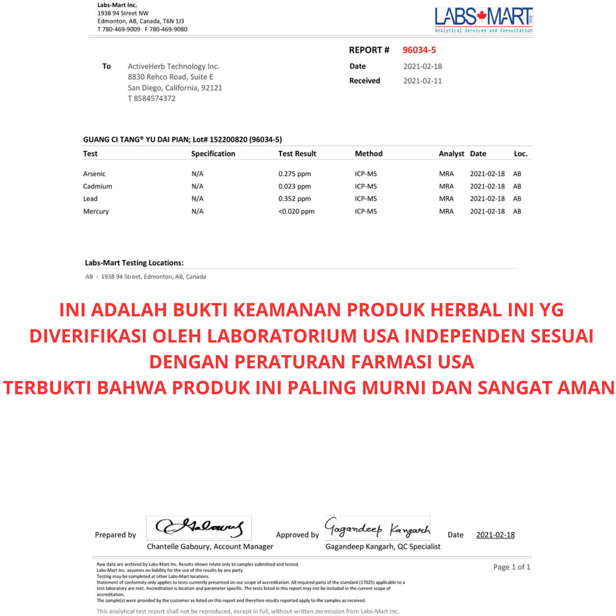 FEMINCLEAN - Obat Keputihan Infeksi Jamur & Masalah Kewanitaan TCM Herbal ORIGINAL USA