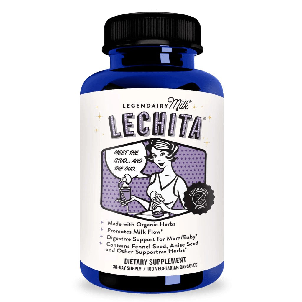 Lechita Asi Booster / Penambah / Pengental / Pelancar ASI Herbal 60/180 Kapsul Legendairy Milk USA