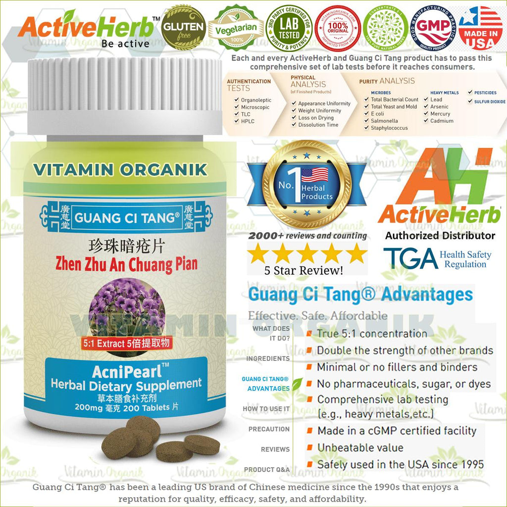 ACNIPEARL - Obat Jerawat / Acne Herbal TCM Natural Alami ORIGINAL USA