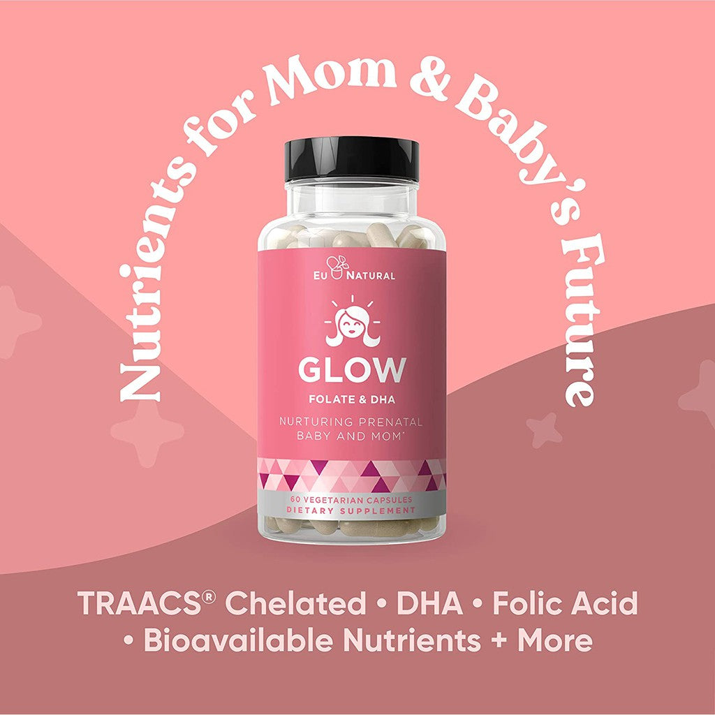 Eunatural / Eu Natural GLOW Supplemen Mutivitamin Wanita 25in1+ FOLIC ACID & DHA Untuk Prenatal, Ibu Hamil & Menyusui ORGINAL USA