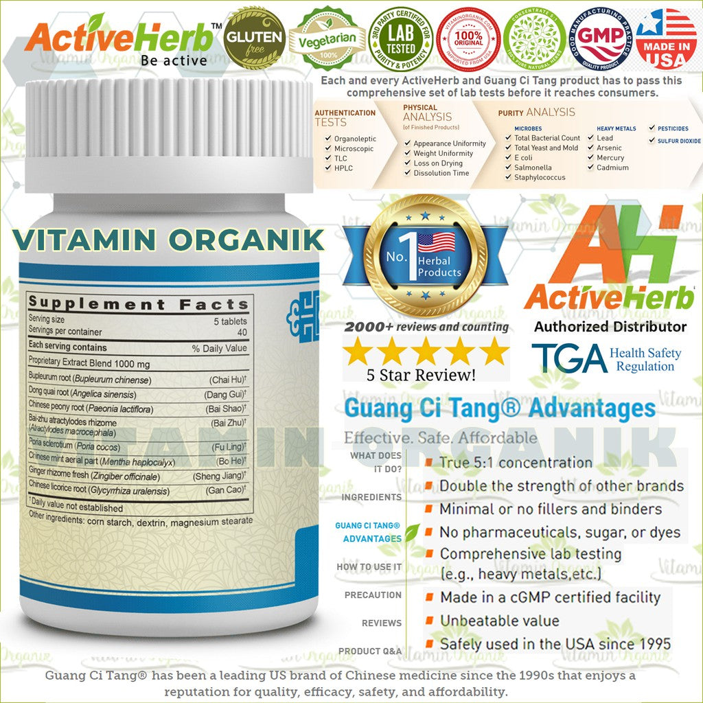 Obat Stress / Stres / Depresi / Nyeri Haid / PMS Herbal TCM Alami EaseTonic