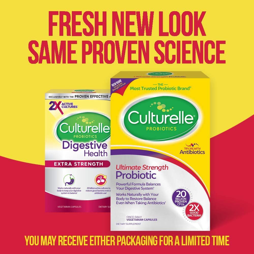 Culturelle Ultimate Strength Probiotic / Probiotik Culturelle 20 Kapsul Original USA