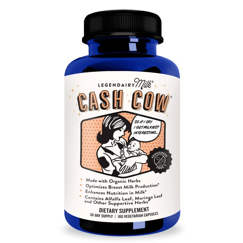 Cash Cow Asi Booster / Penambah / Pengental / Pelancar ASI Herbal 60/180 Cap Legendairy Milk USA