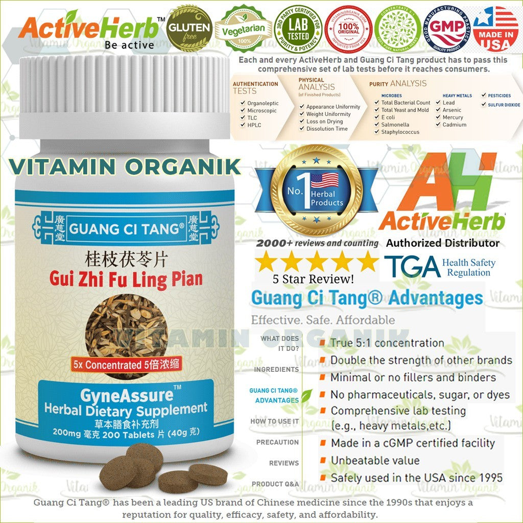Obat Kista & Fibroid Ovarium / Rahim Wanita TCM Herbal GyneAssure