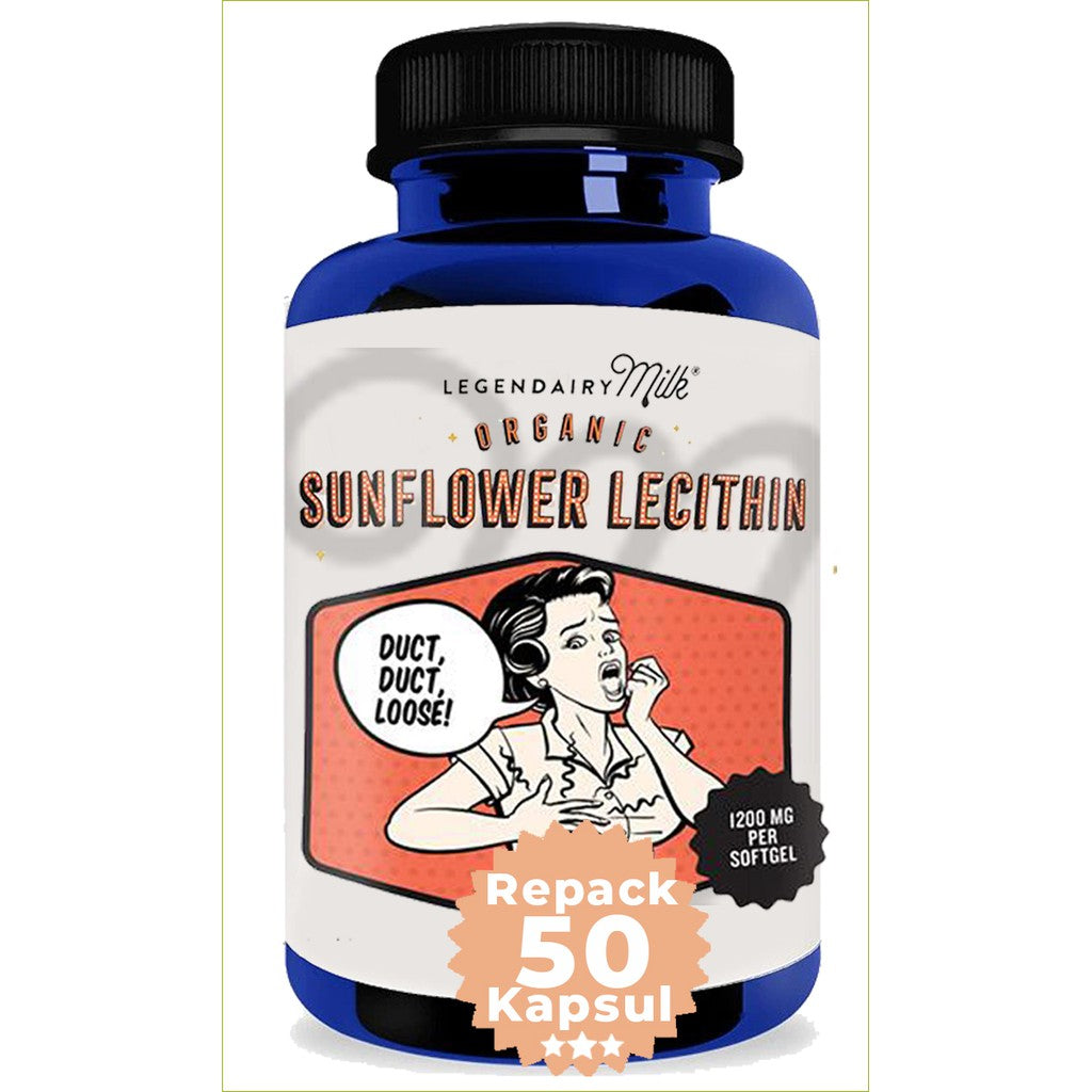 Legendairy Milk Sunflower Lecithin Organik 50 / 200 Kapsul 1200mg original USA