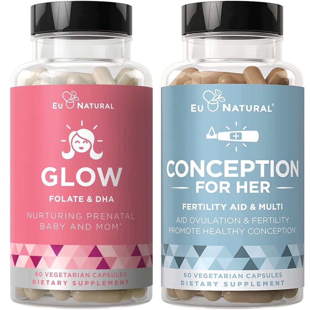 Eunatural / Eu Natural GLOW + Conception Women - Obat Penyubur Kandungan / Rahim Wanita Original USA