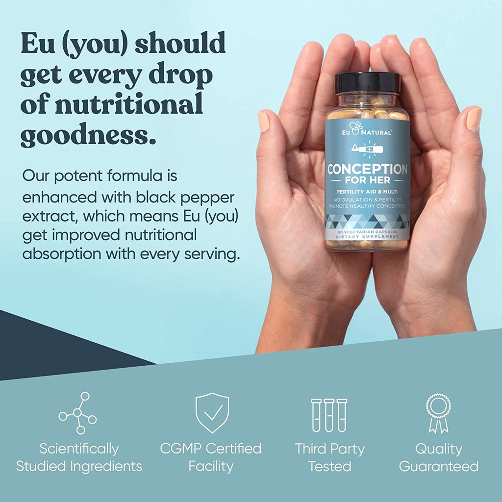 Eunatural / Eu Natural Conception For HER / Women Obat Penyubur Kandungan Wanita & Obat PCOS