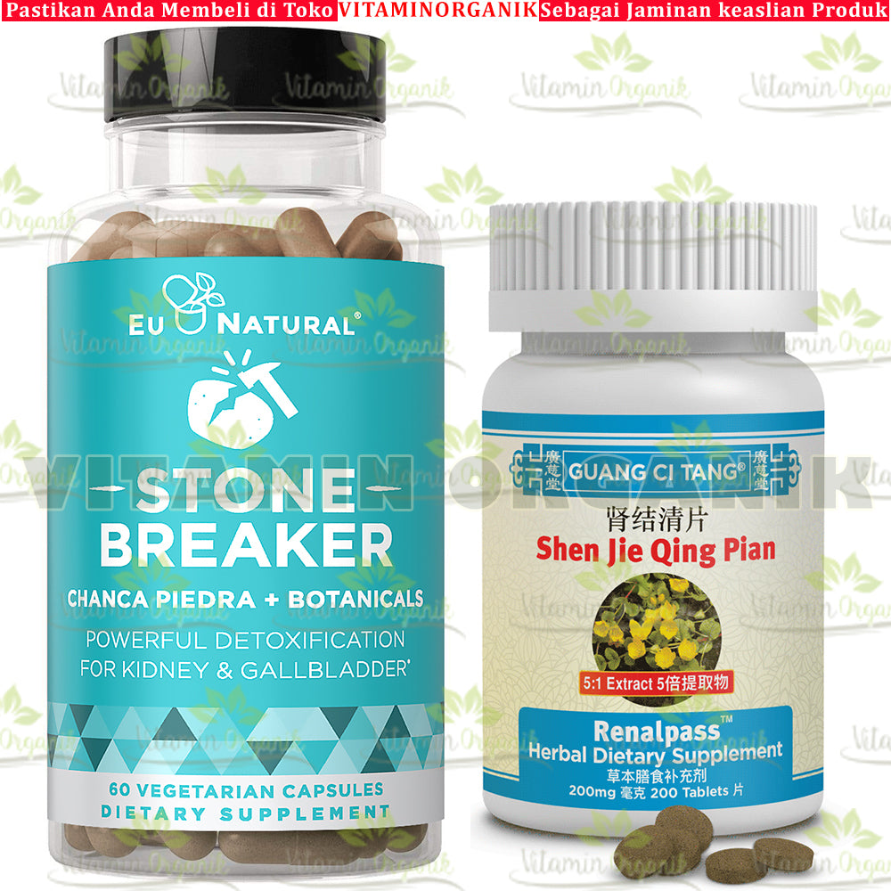 Obat Penghancur / Peluruh Batu Ginjal / Kencing Batu RenalPass Herbal TCM Original USA