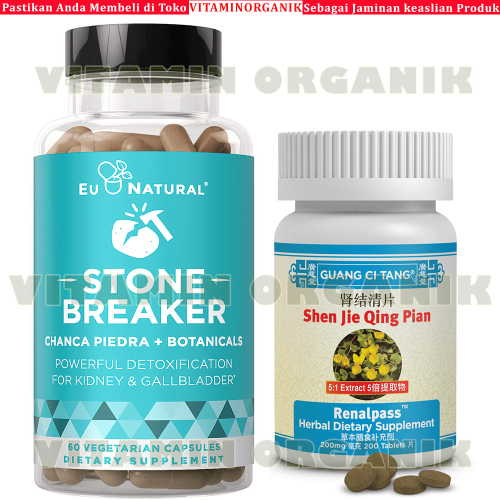 EuNatural / Eu Natural Stone Breaker Obat Penghancur Batu Ginjal / Empedu Herbal AMPUH Tanpa Operasi