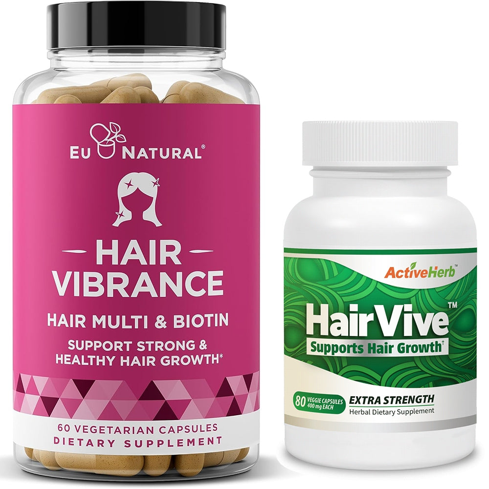 Obat Botak - Kebotakan - Rambut Rontok - Penumbuh Rambut - Rambut Uban - ORI USA TCM Herbal HairVive
