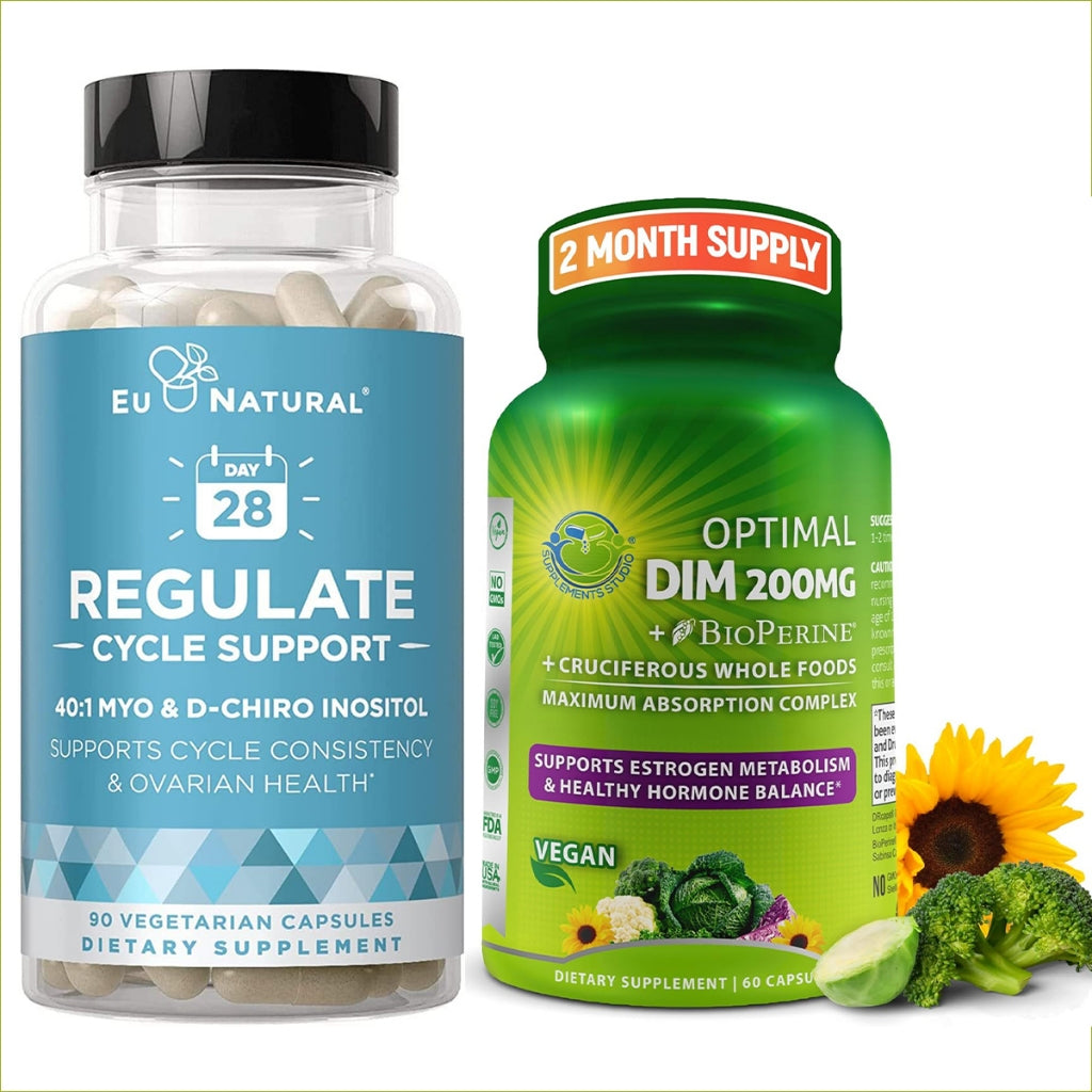DIM Supplements Optimal 200mg - Estrogen Balance - Obat PCOS & Jerawat & Menopause Supplement Studio