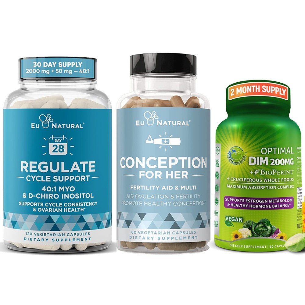 Eu Natural / Eunatural REGULATE - Myo-Inositol & D-Chiro 40:1 120  Kapsul - Obat PCOS & Penyubur Kandungan Wanita Original USA