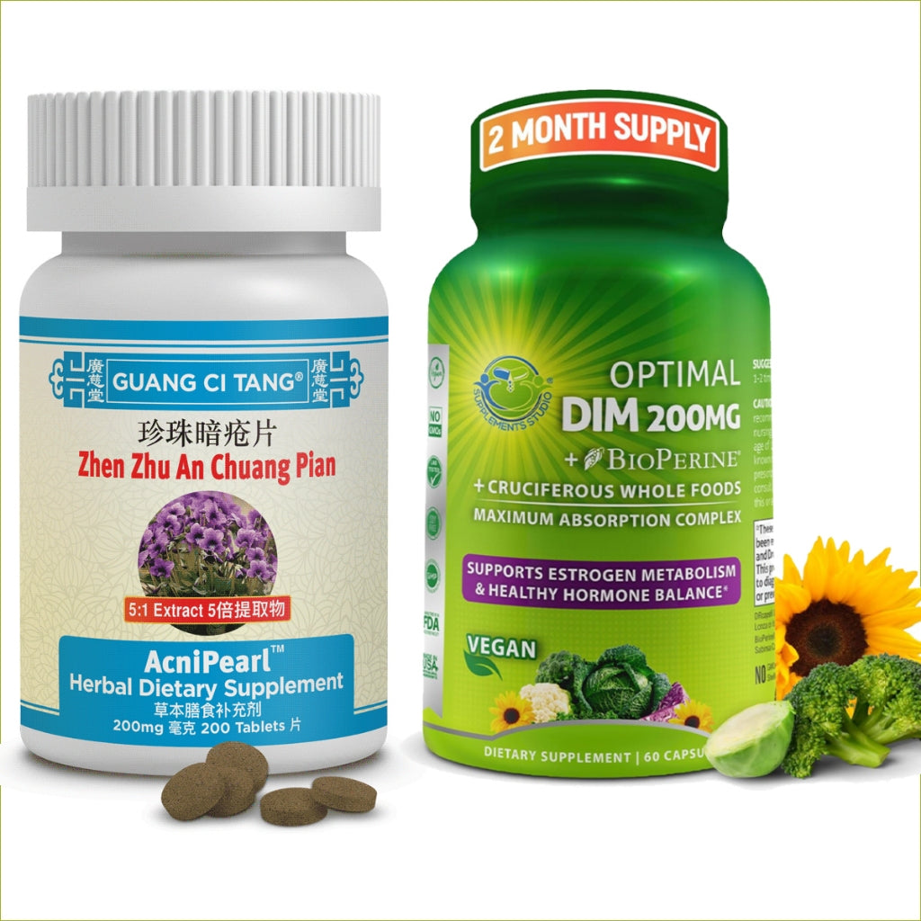 DIM Supplements Optimal 200mg - Estrogen Balance - Obat PCOS & Jerawat & Menopause Supplement Studio