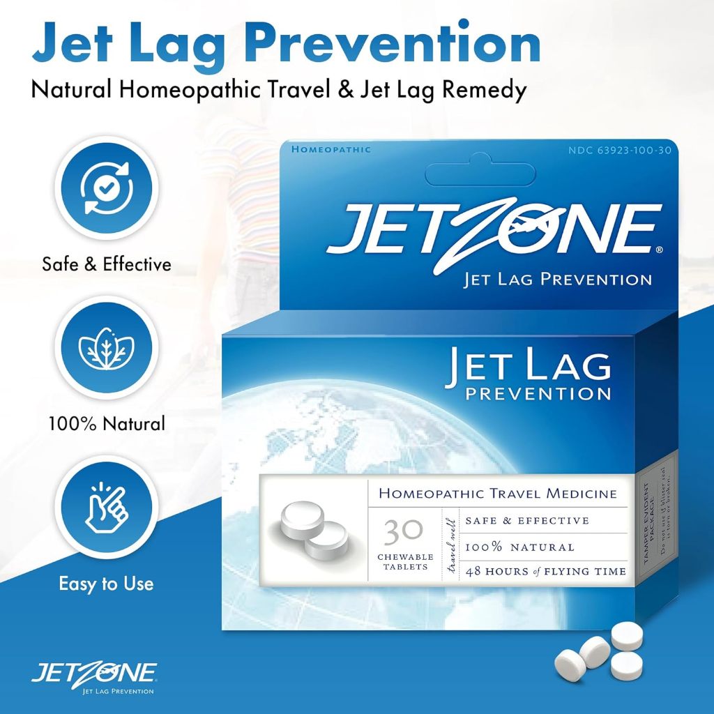 JETZONE Herbal Anti Jet Lag / JetLag / Susah tidur / Insomnia 30 Tablet - 100% Natural Original USA