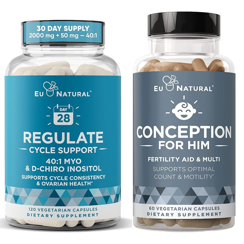 Eu Natural / Eunatural REGULATE - Myo-Inositol & D-Chiro 40:1 120  Kapsul - Obat PCOS & Penyubur Kandungan Wanita Original USA