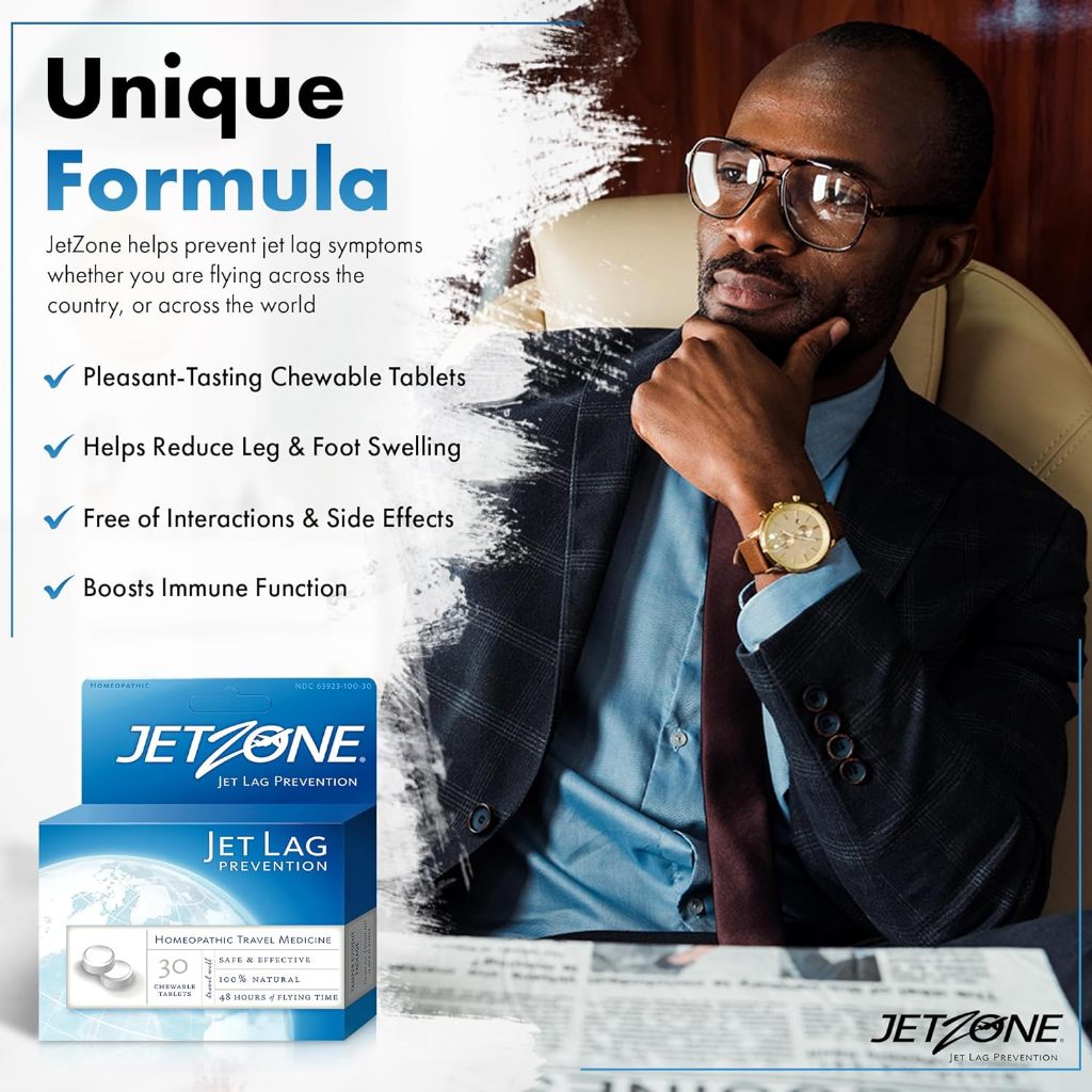 JETZONE Herbal Anti Jet Lag / JetLag / Susah tidur / Insomnia 30 Tablet - 100% Natural Original USA