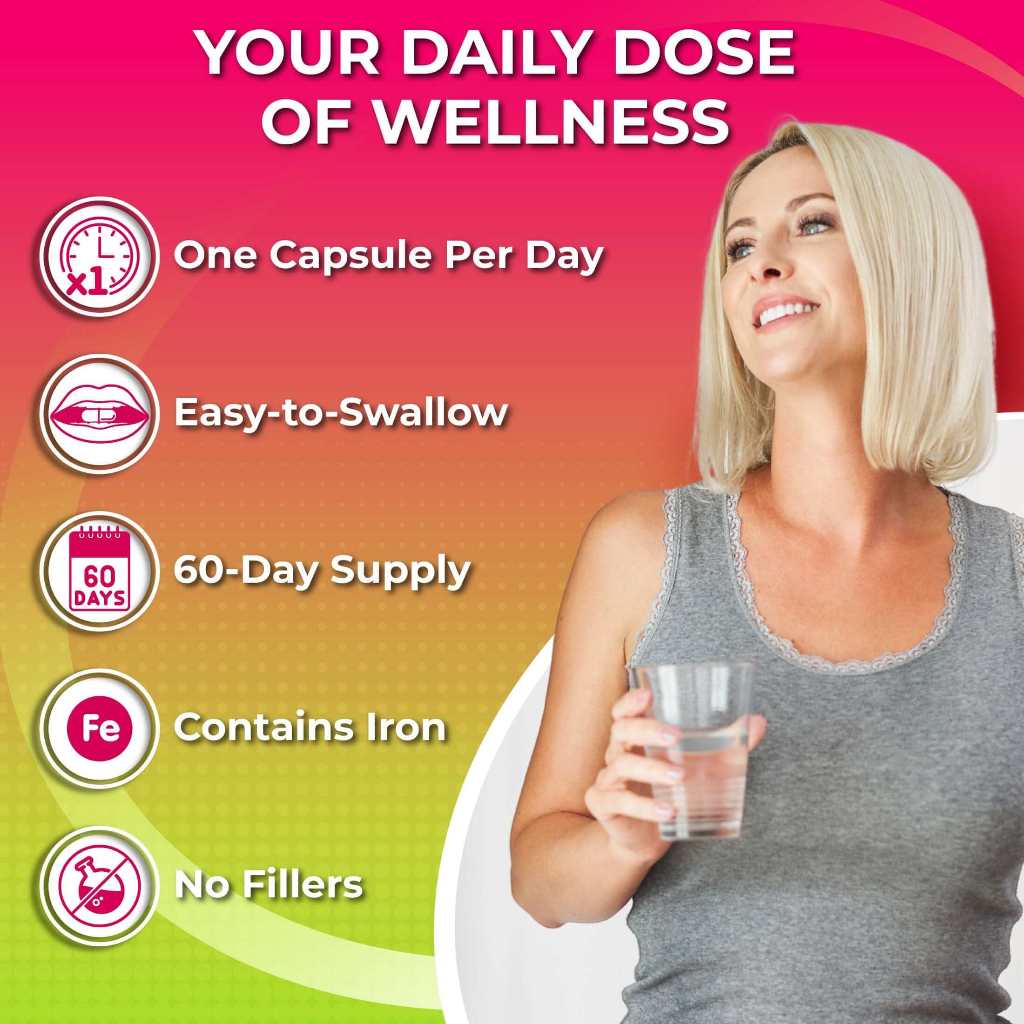 Multivitamin For Women VEGAN Supplement Studio 60 Kapsul Original USA