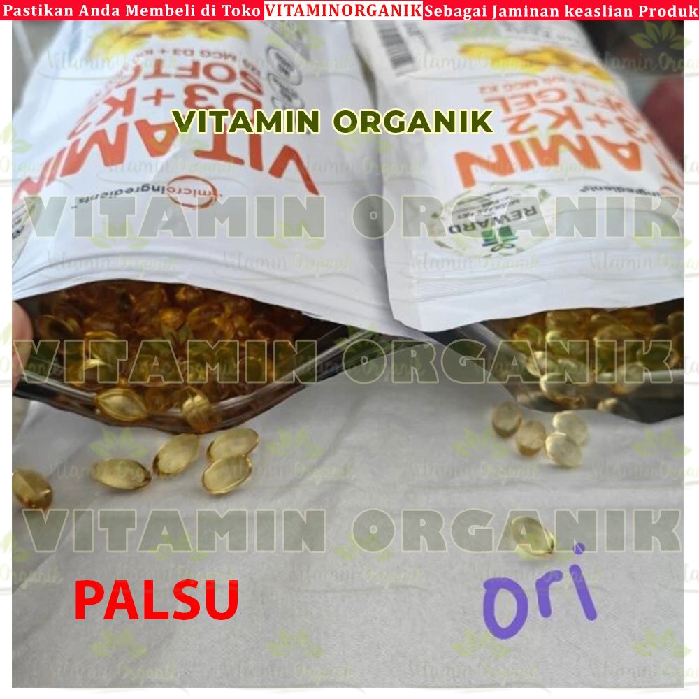 D3K2 5000IU Vitamin D3 5000 IU + K2 100 mcg Micro Ingredients 300 Softgels 100% ORIGINAL USA Box SEGEL