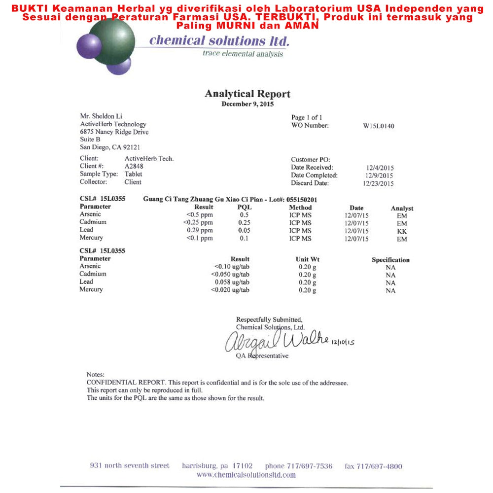 Obat Osteoporosis / Tulang Keropos / Pengapuran Herbal TCM BoneVigor
