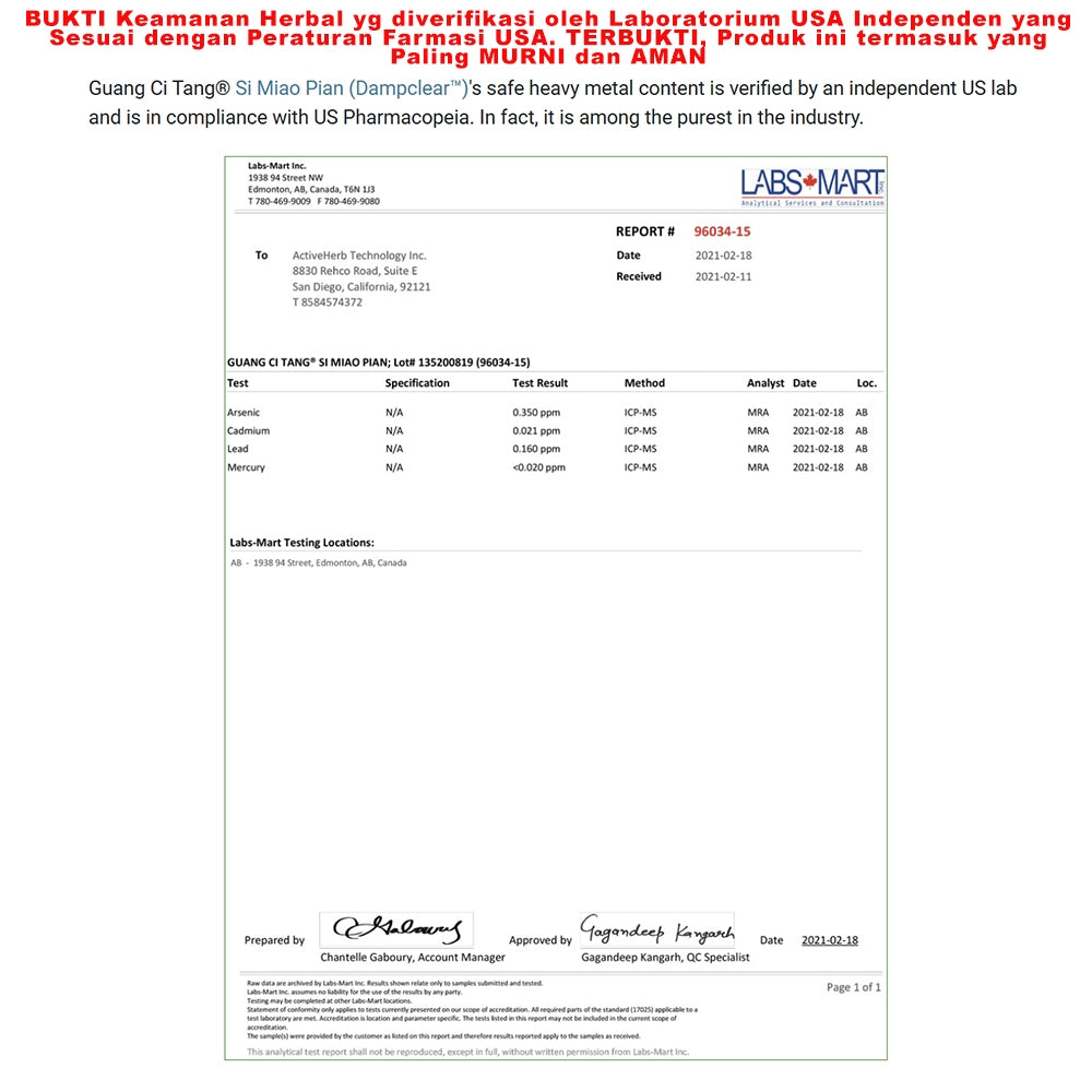 Obat Asam Urat & Nyeri Sendi & Pegal Linu & Rematik TCM Herbal