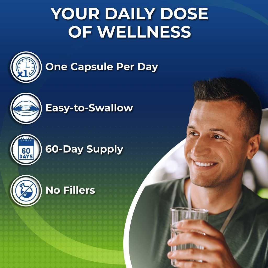 Multivitamin For Men VEGAN Supplement Studio 60 Kapsul Original USA