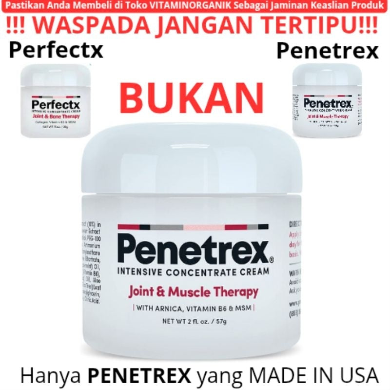 PENETREX Cream Krim / Salep Pereda Nyeri / Sakit / Encok / Kaku Otot & Sendi / Radang Sendi / Arthritis Herbal Natural ORIGINAL USA