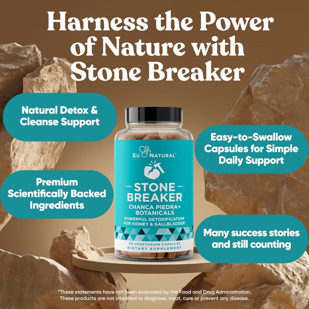 EuNatural / Eu Natural Stone Breaker Obat Penghancur Batu Ginjal / Empedu Herbal AMPUH Tanpa Operasi