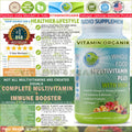 Multivitamin Wholefood Multivitamin PLUS + Probiotic ORIGINAL Supplement Studio USA