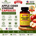 Bragg Apple Cider Vinegar Capsule 90 Kapsul Original USA | ACV Capsule | Diet | Gula Darah | Kolesterol | Pencernaan | Metabolisme