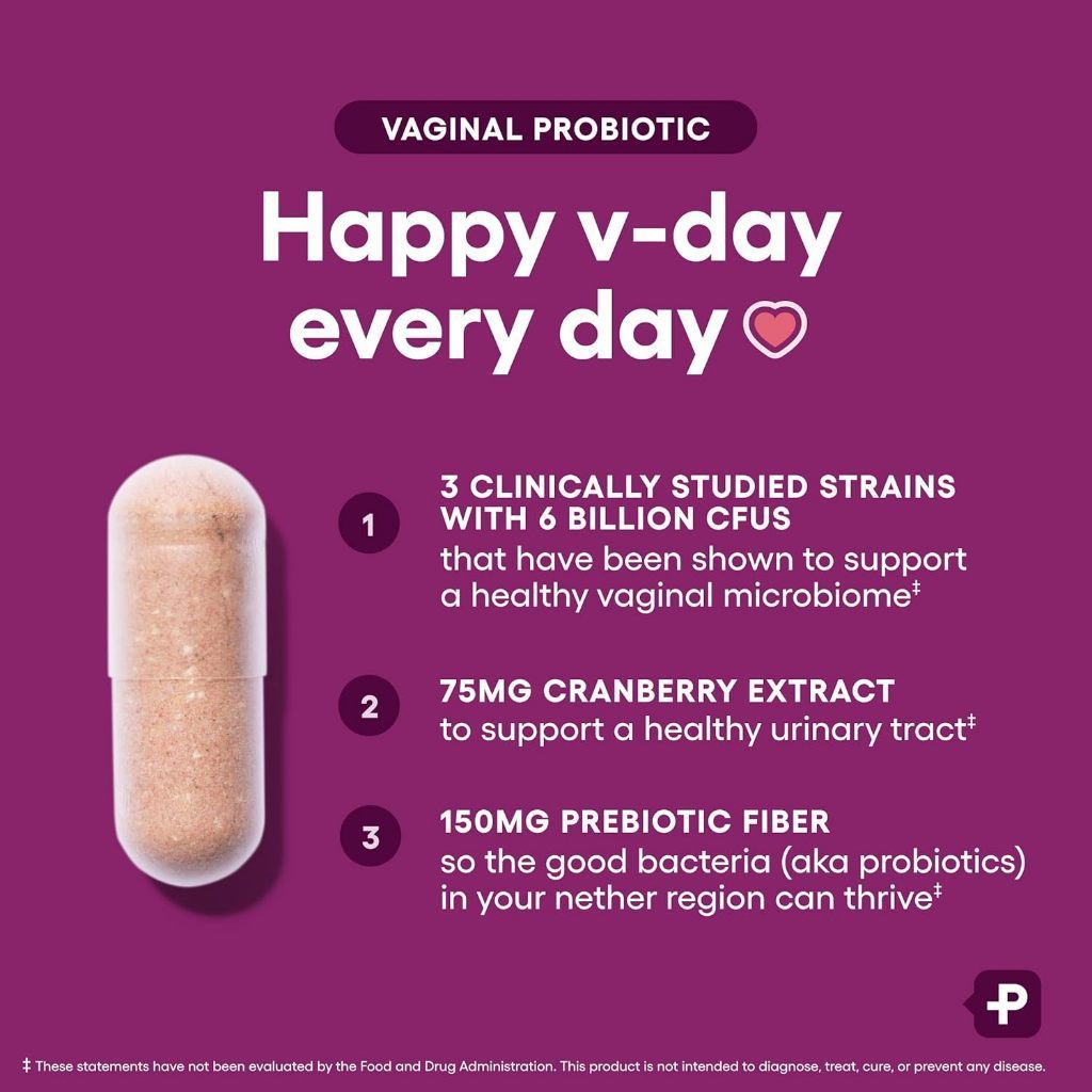 Physician's Choice Vaginal Probiotic /  Probiotik Kewanitaan untuk Keputihan Original USA + Strain GR-1 RC-14 L. crispatus + Cranberry 30 Kapsul