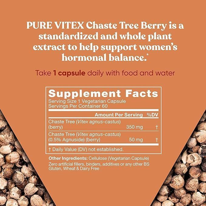 Eunatural VITEX / CHASTE TREE BERRY / ChasteBerry 400 Mg - 60 Kapsul Original USA