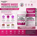 Physician's Choice Vaginal Probiotic /  Probiotik Kewanitaan untuk Keputihan Original USA + Strain GR-1 RC-14 L. crispatus + Cranberry 30 Kapsul